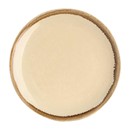 Assiette plate ronde couleur sable Kiln Olympia 230mm lot de 6